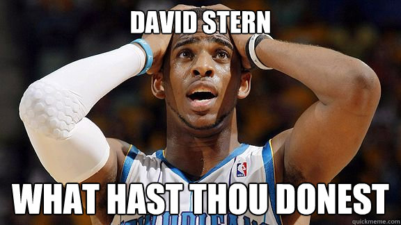 DAVID STERN WHat hast thou donest - DAVID STERN WHat hast thou donest  CP3s Lament