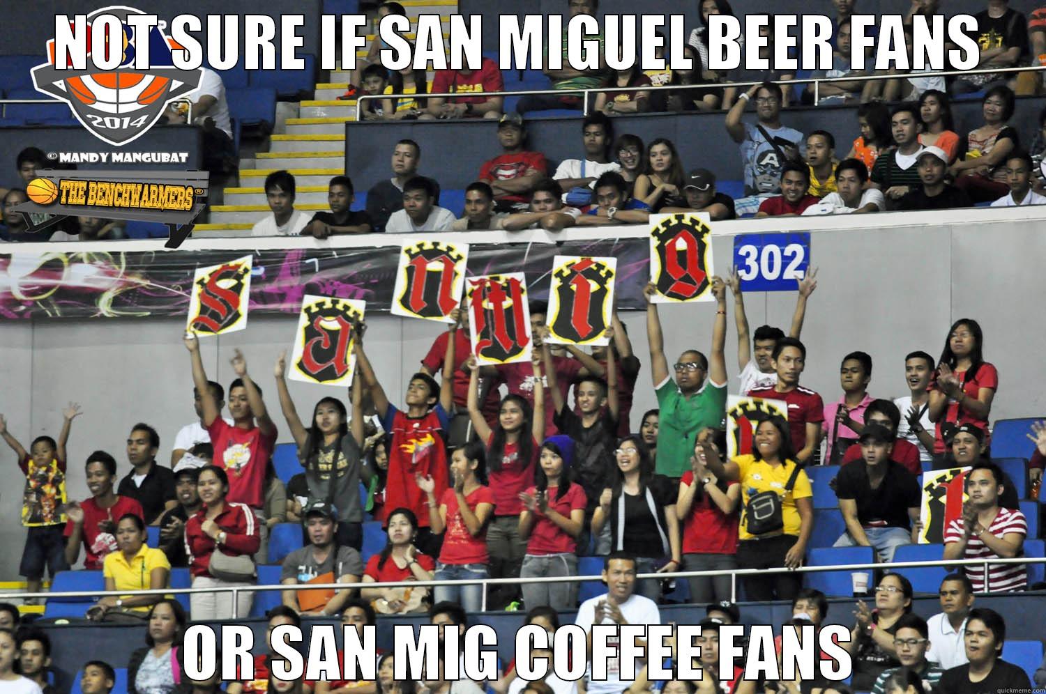 NOT SURE IF SAN MIGUEL BEER FANS OR SAN MIG COFFEE FANS Misc