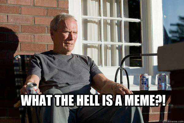  What the hell is a meme?!  Feels Old Man