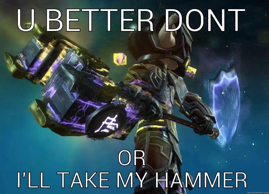 Yeah. I'm Lazy. XD - U BETTER DONT OR I'LL TAKE MY HAMMER Misc