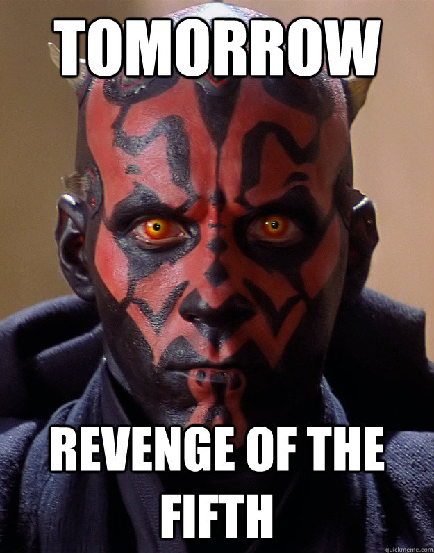 tomorrow revenge of the fifth - tomorrow revenge of the fifth  Revenge of the Fifth