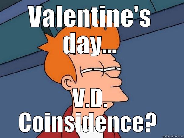 VALENTINE'S DAY... V.D. COINCIDENCE?  Futurama Fry