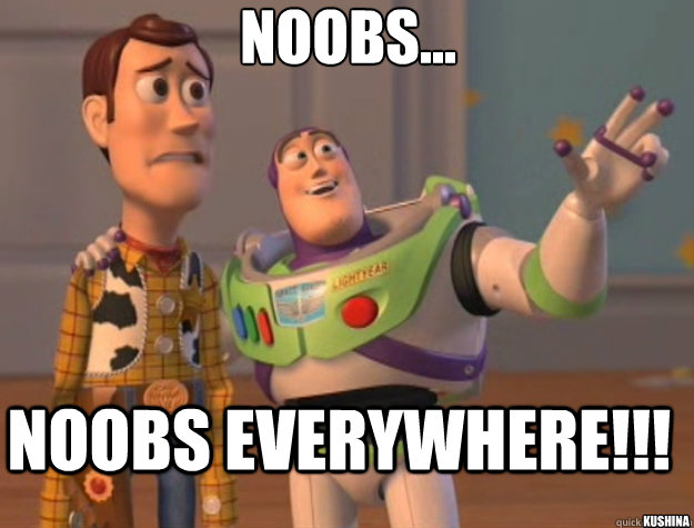 noobs... noobs everywhere!!! Kushina - noobs... noobs everywhere!!! Kushina  Toy Story