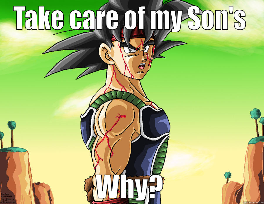 lolz bardock hehe - TAKE CARE OF MY SON'S WHY? Misc