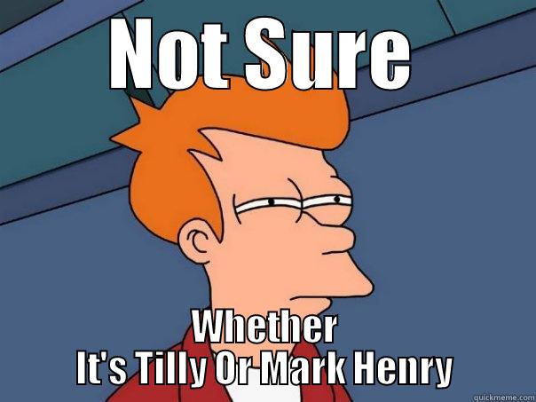 NOT SURE WHETHER IT'S TILLY OR MARK HENRY Futurama Fry