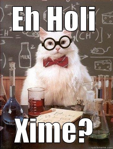 EH HOLI XIME? Chemistry Cat