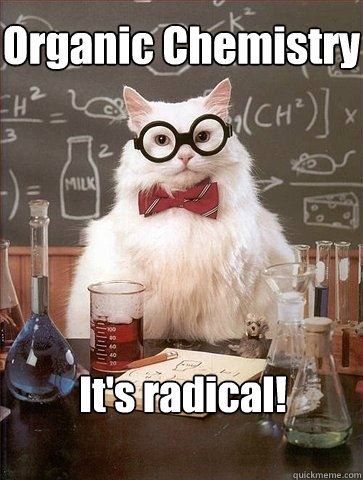 Organic Chemistry It's radical!  Chemistry Cat