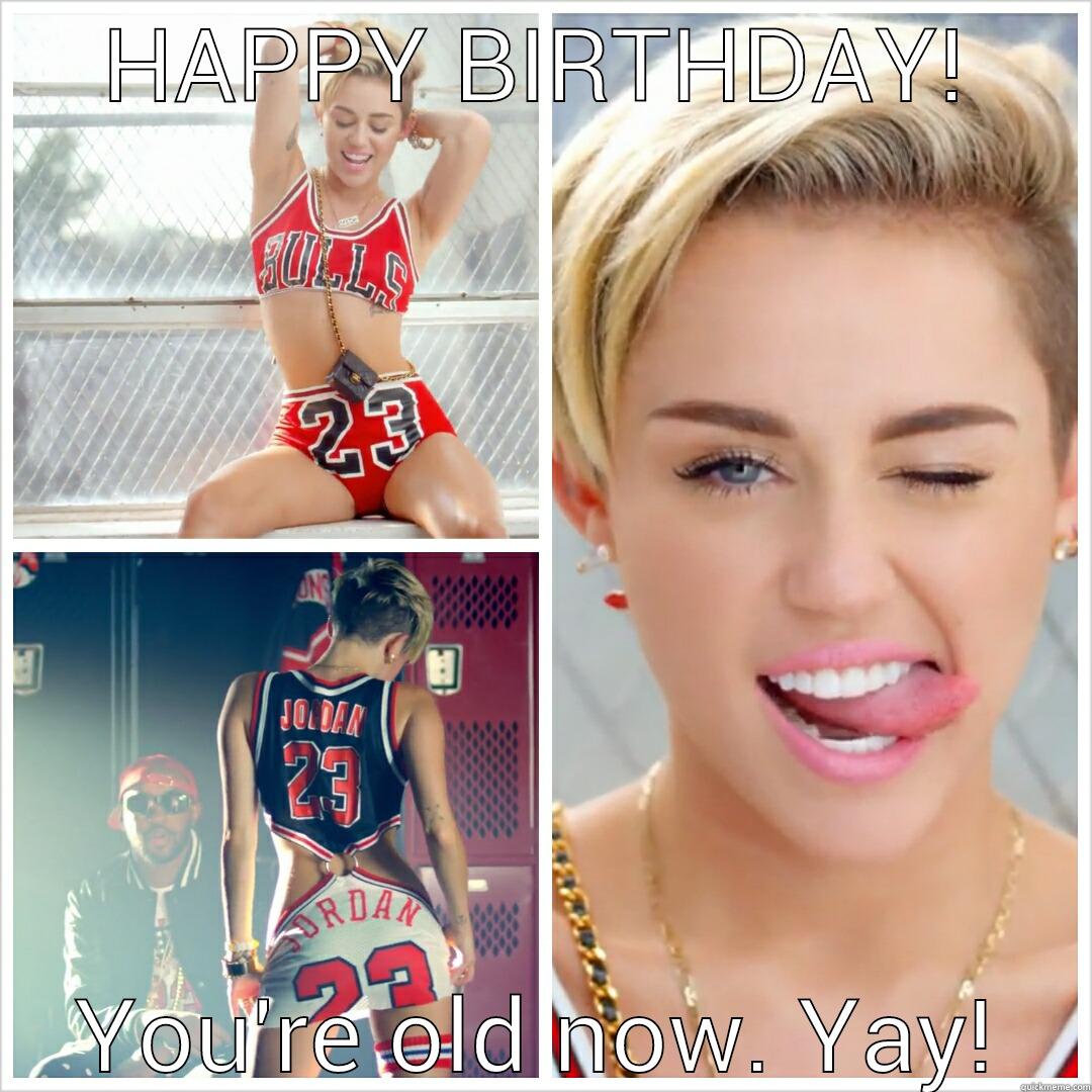 Miley 23 - HAPPY BIRTHDAY! YOU'RE OLD NOW. YAY! Misc