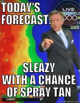 Dallas Raines - TODAY'S                  FORECAST:              SLEAZY WITH A CHANCE OF SPRAY TAN Misc