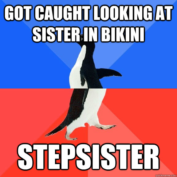 Got Caught Looking At Sister In Bikini Stepsister Socially Awkward 