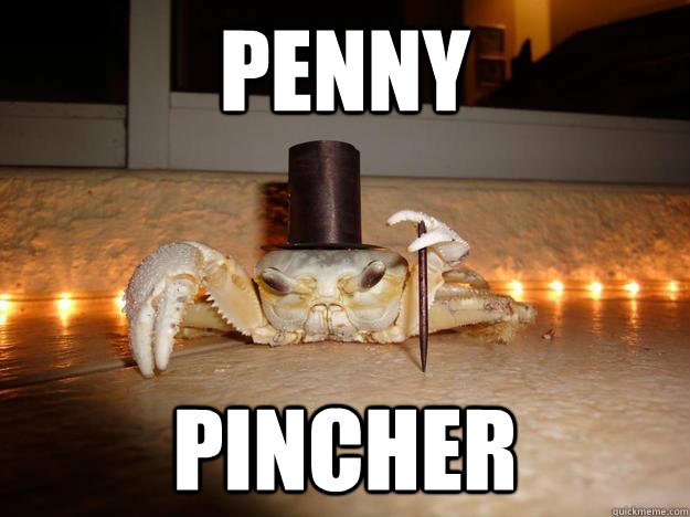 penny pincher  Fancy Crab