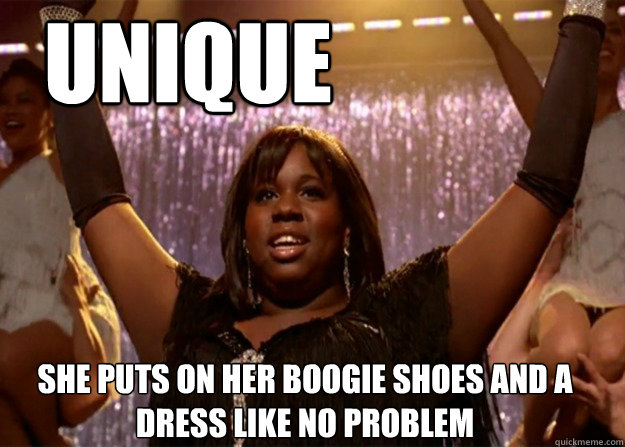 Unique She Puts on her boogie shoes and a dress like no problem  - Unique She Puts on her boogie shoes and a dress like no problem   Unique and her boogie shoes