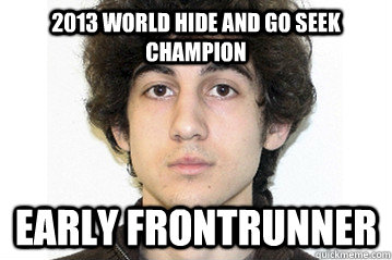 2013 world hide and go seek champion early frontrunner - 2013 world hide and go seek champion early frontrunner  Misc