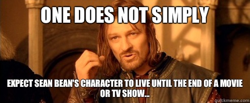 sean bean one does not simply scene