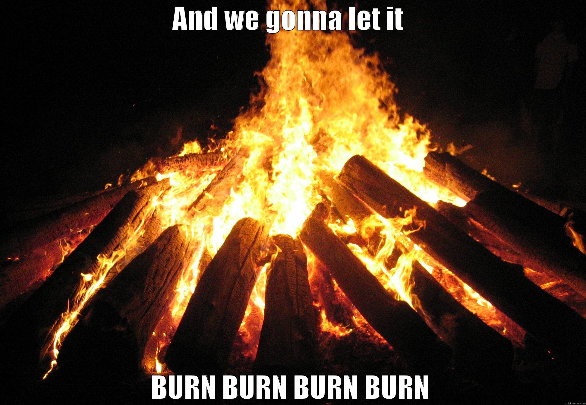 Ellie goulding at at bonfire - AND WE GONNA LET IT  BURN BURN BURN BURN Misc