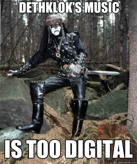 Dethklok's Music is too digital  Black Metal Hipster