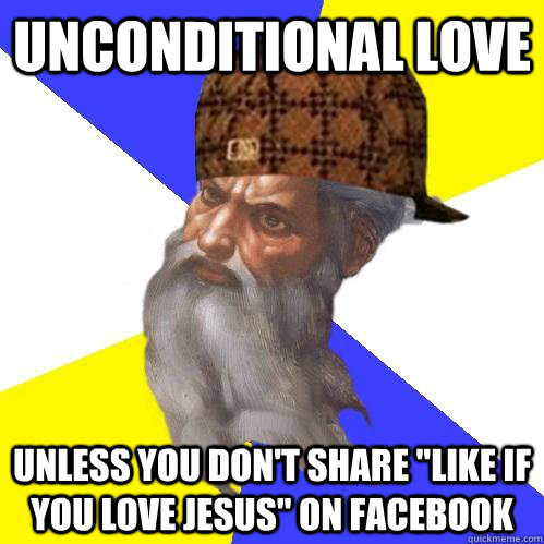 Unconditional love Unless you don't share 