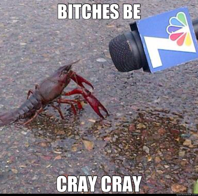 BITCHES BE CRAY CRAY - BITCHES BE CRAY CRAY  crayfish