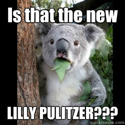 Is that the new LILLY PULITZER??? - Is that the new LILLY PULITZER???  lilly p koala