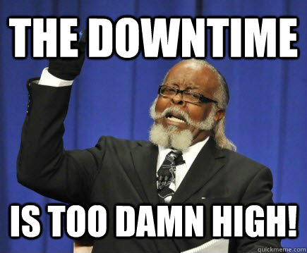 The Downtime is too damn High! - The Downtime is too damn High!  Too Damn High