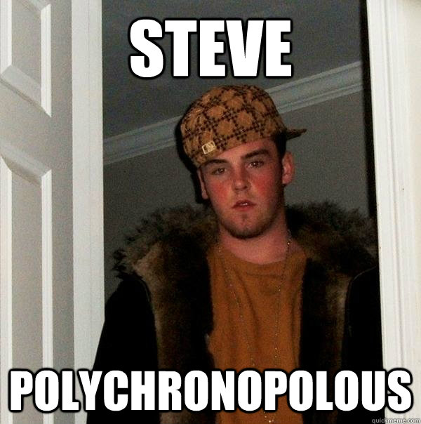 Steve polychronopolous  Scumbag Steve