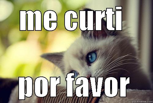 curti ae - ME CURTI  POR FAVOR First World Problems Cat