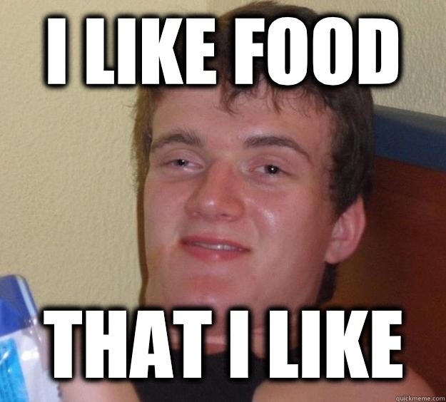 I like food  that i like - I like food  that i like  10 Guy