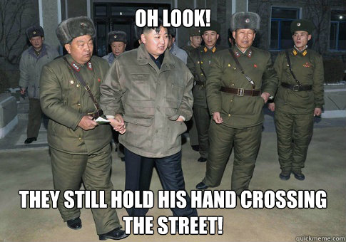 Oh Look! They still hold his hand crossing the street! - Oh Look! They still hold his hand crossing the street!  kimhandhold