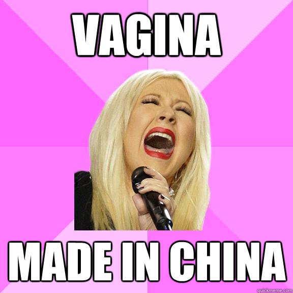 Vagina made in china  Wrong Lyrics Christina