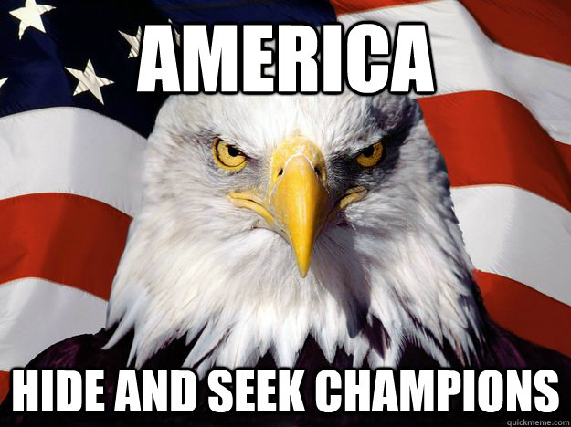 America   hide and seek champions   - America   hide and seek champions    Merica Eagle
