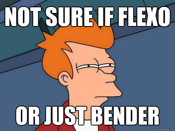 not sure if flexo or just bender  Futurama Fry