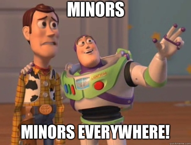 minors minors everywhere! - minors minors everywhere!  Toy Story