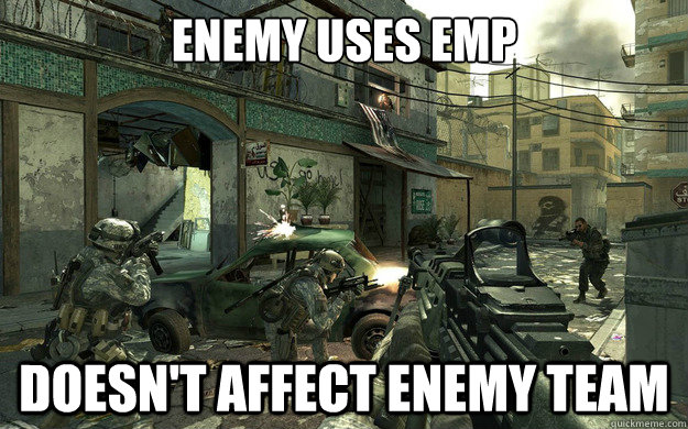 Enemy uses emp Doesn't affect enemy team - Enemy uses emp Doesn't affect enemy team  Misc