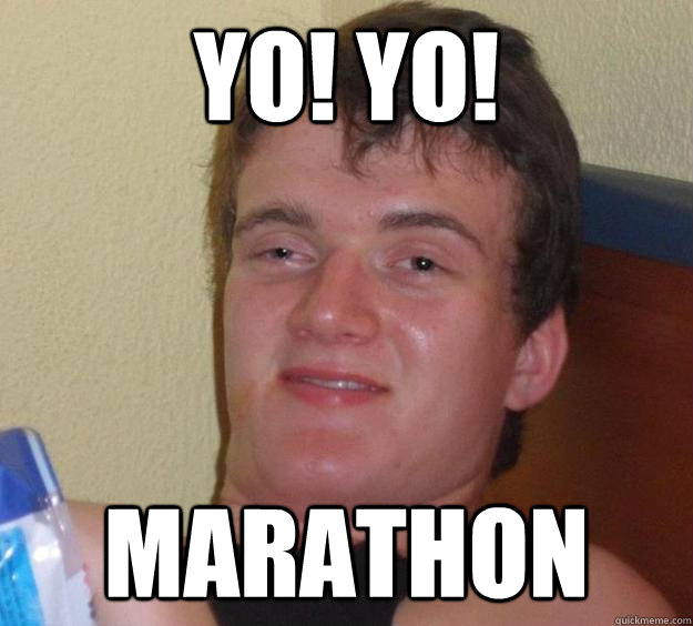 YO! Yo! marathon  10 Guy