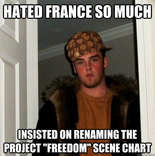 Hated france so much insisted on renaming the project 