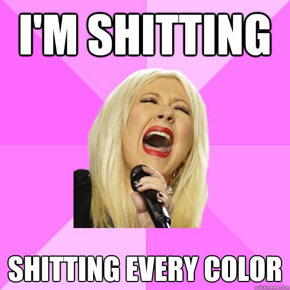 I'm shitting Shitting every color  Wrong Lyrics Christina