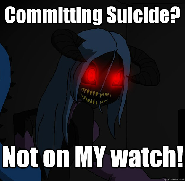 Committing Suicide? Not on MY watch! - Committing Suicide? Not on MY watch!  Spooky Boogie