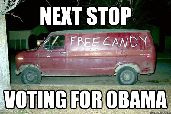 Next Stop voting for obama  