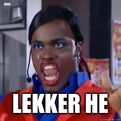 Enzio Lekker he  