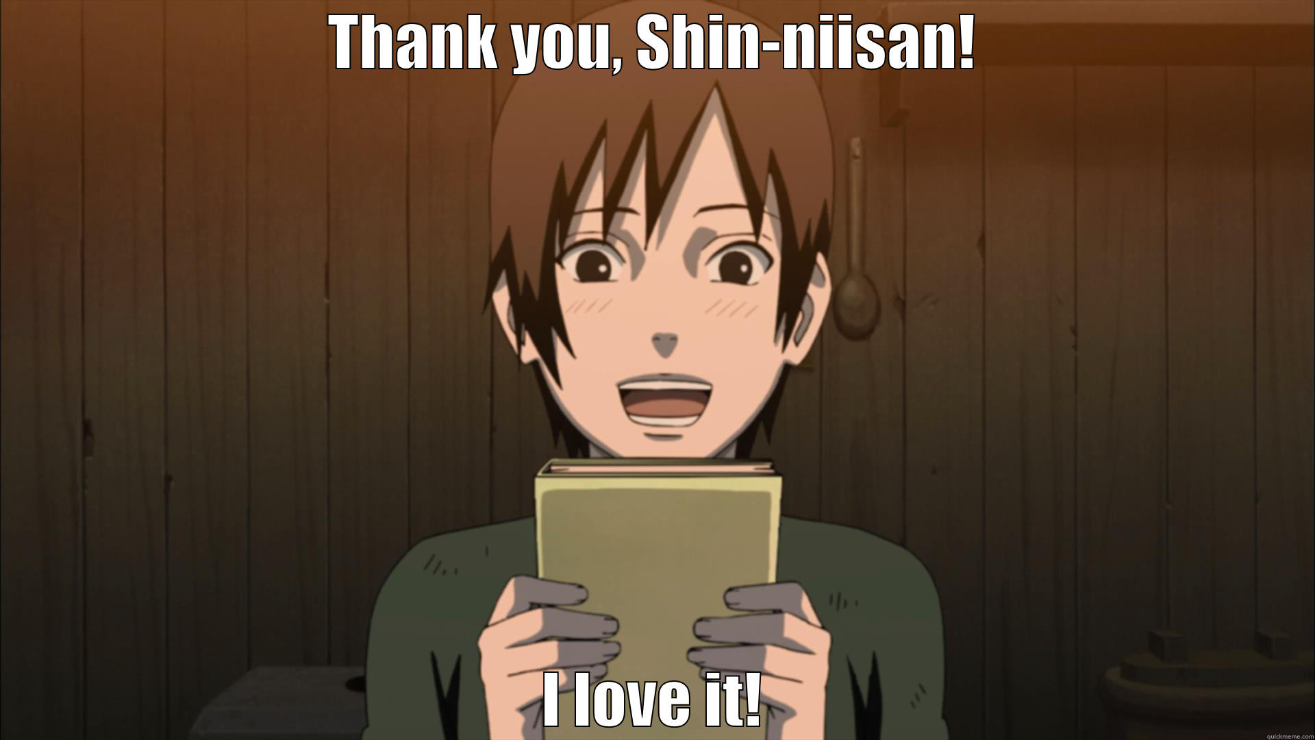 THANK YOU, SHIN-NIISAN! I LOVE IT! Misc