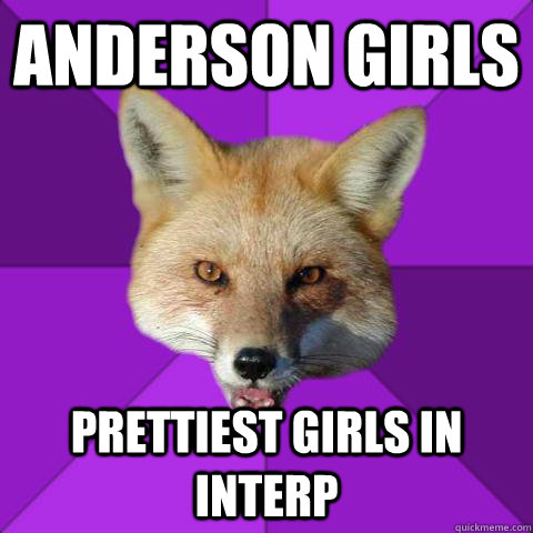 anderson girls prettiest girls in interp  Forensics Fox