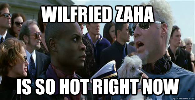 wilfried zaha is so hot right now  Mugatu