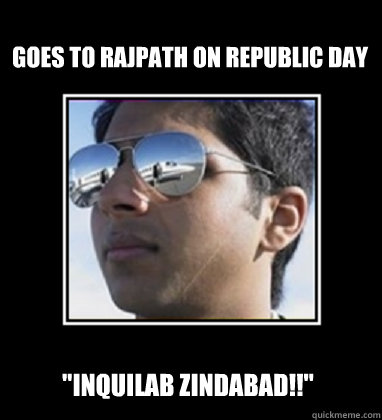 Goes to rajpath on republic day 