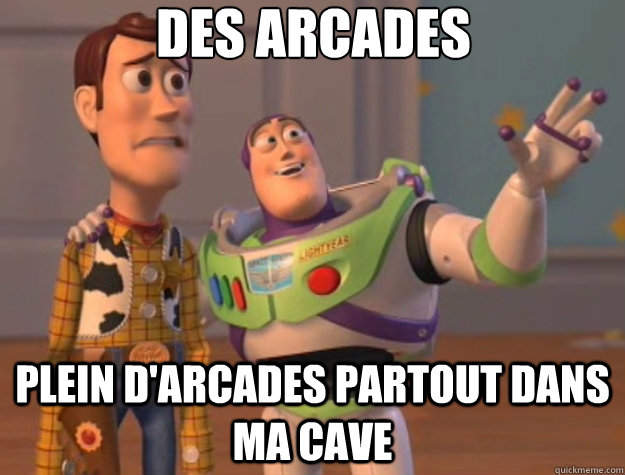 DES ARCADES PLEIN D'ARCADES PARTOUT DANS MA CAVE  Toy Story