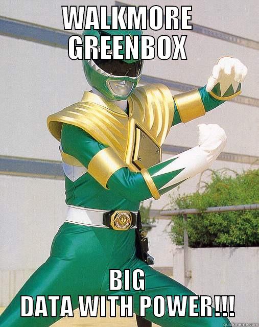 GREEN RANGER - WALKMORE GREENBOX BIG DATA WITH POWER!!! Misc