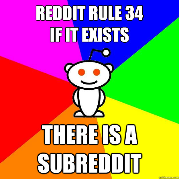 Reddit Rule If It Exists There Is A Subreddit Reddit Alien Quickmeme