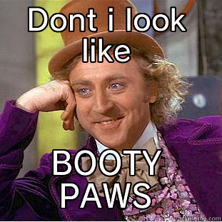 DONT I LOOK LIKE BOOTY PAWS Creepy Wonka