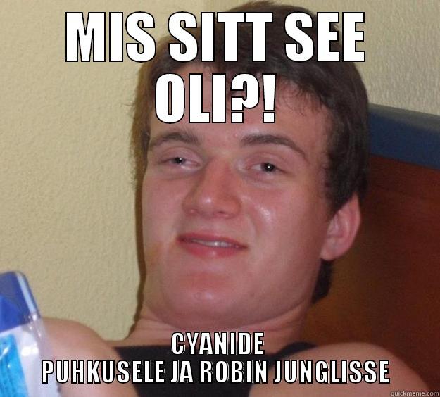 MIS SITT SEE OLI?! CYANIDE PUHKUSELE JA ROBIN JUNGLISSE  10 Guy