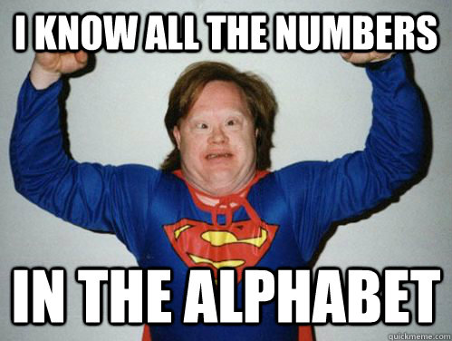 I know all the numbers in the alphabet - I know all the numbers in the alphabet  SuperSmart