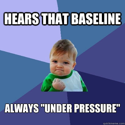 Hears that baseline Always 